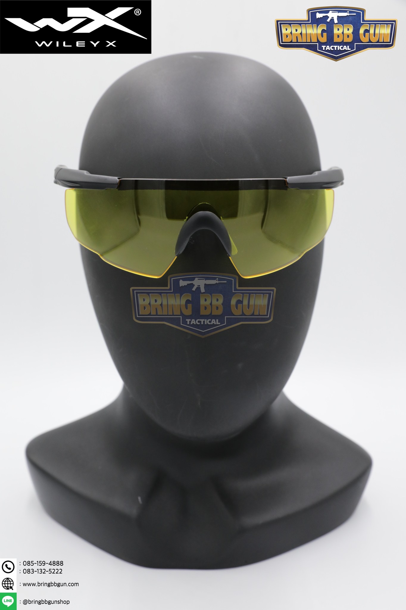 แว่นตากันแดด (แว่นตากันสะเก็ต) ยี่ห้อ WileyX รุ่น Saber Advanced 1Lens (WileyX Saber Advanced)