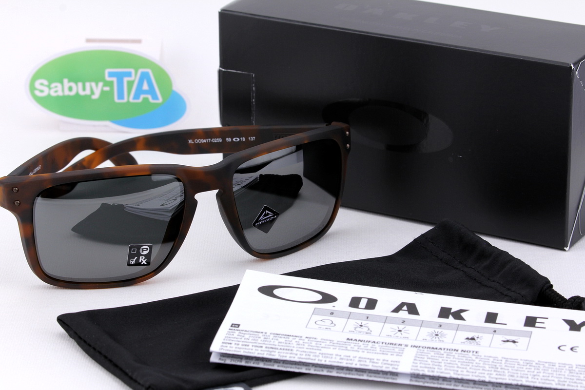Oakley HOLBROOK XL Matte Brown Tortoise/Prizm Black Iridium SKU#OO9417-02