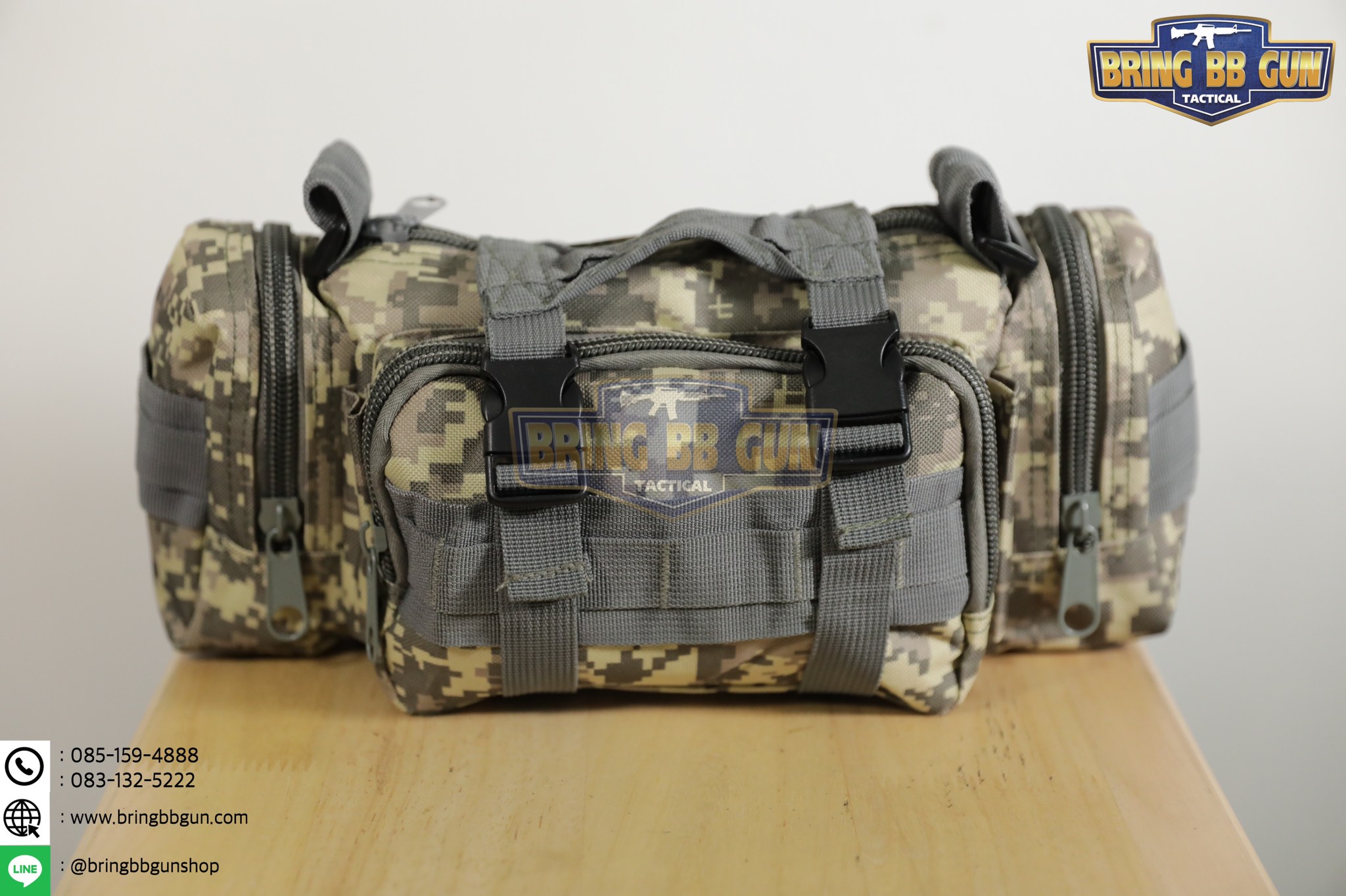 กระเป๋าสะพายข้าง+คาดเอว รุ่น กระเพาะหมูเล็ก