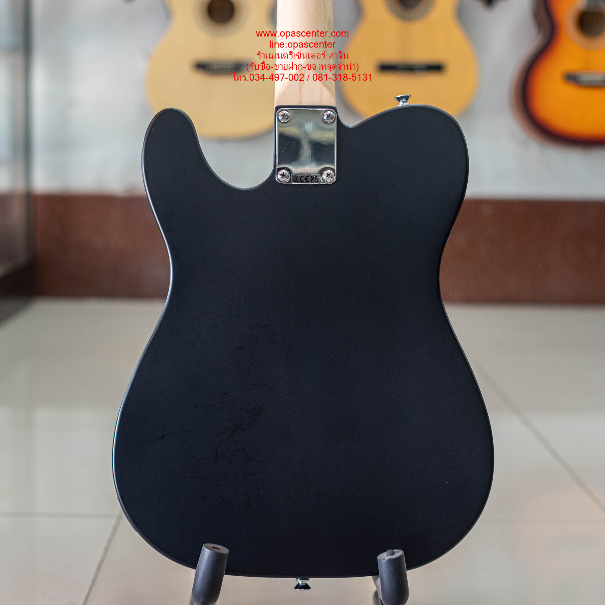 กีต้าร์ไฟฟ้า Squier Debut Telecaster Electric Guitar สีดำด้าน มือสอง สภาพใหม่ มีแถมกระเป๋าหนา สายสะพาย