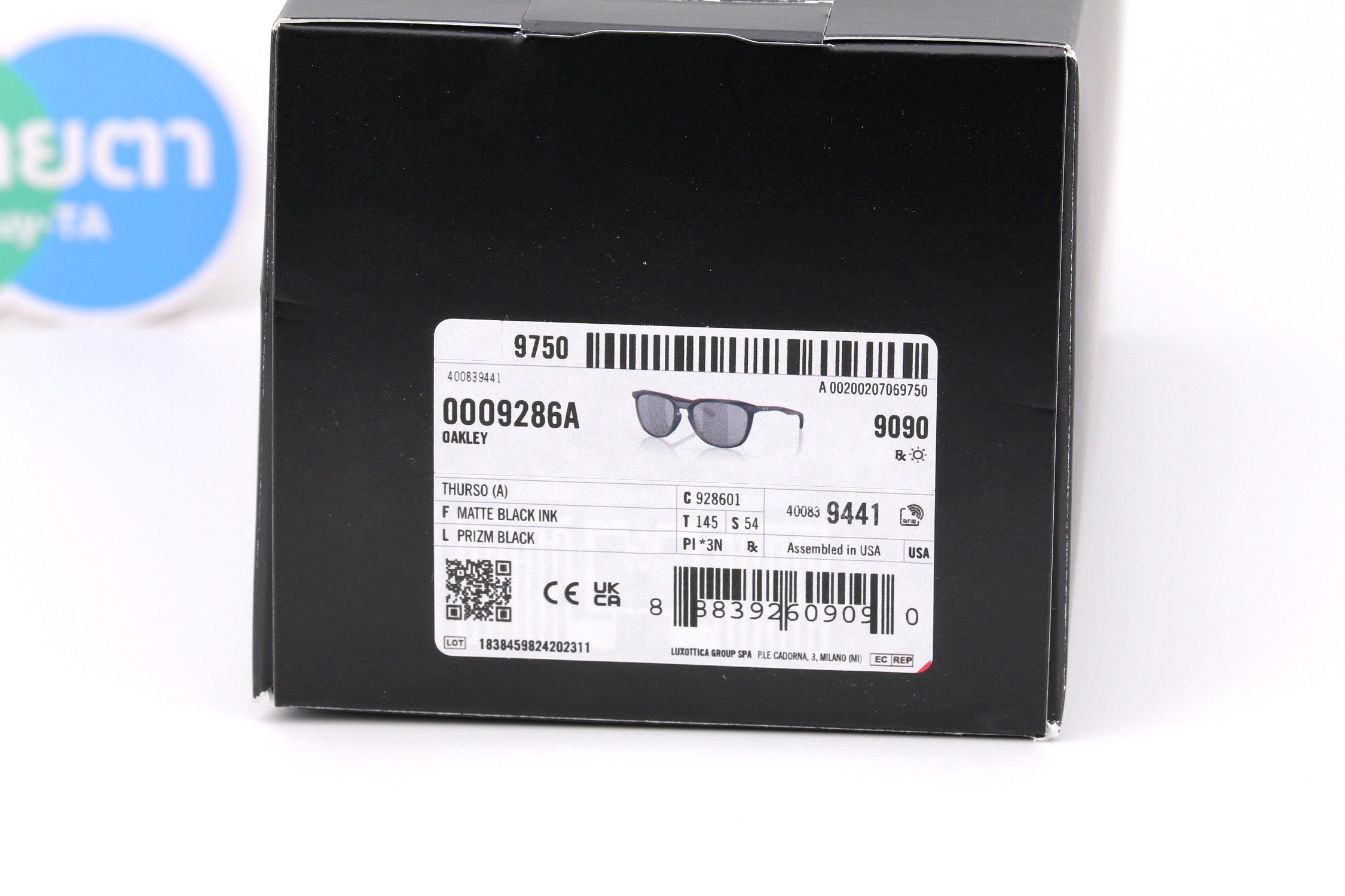 Oakley THURSO(A) Prizm Black / Matte Black Ink SKU#OO9286A-01