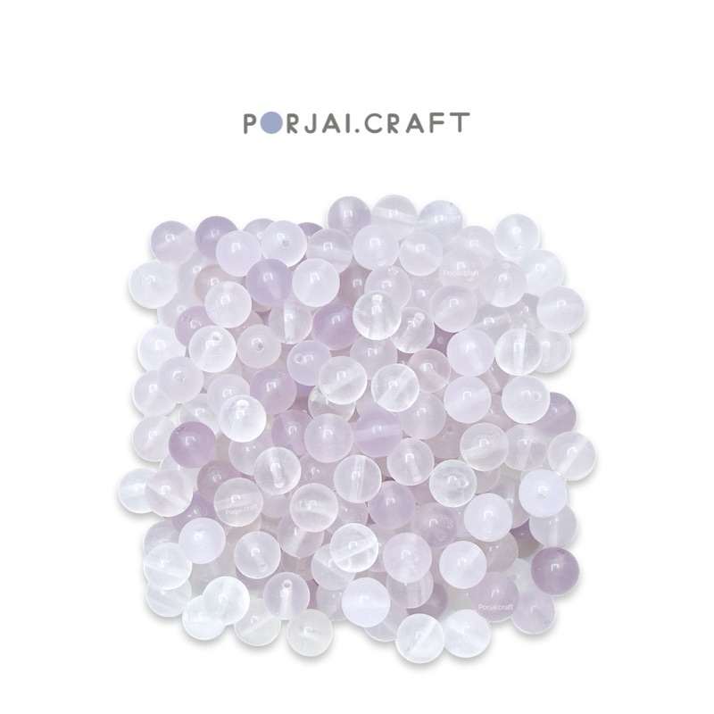 Lavender Fluorite Beads ลูกปัดลาเวนเดอร์ฟลูออไรต์ 6mm