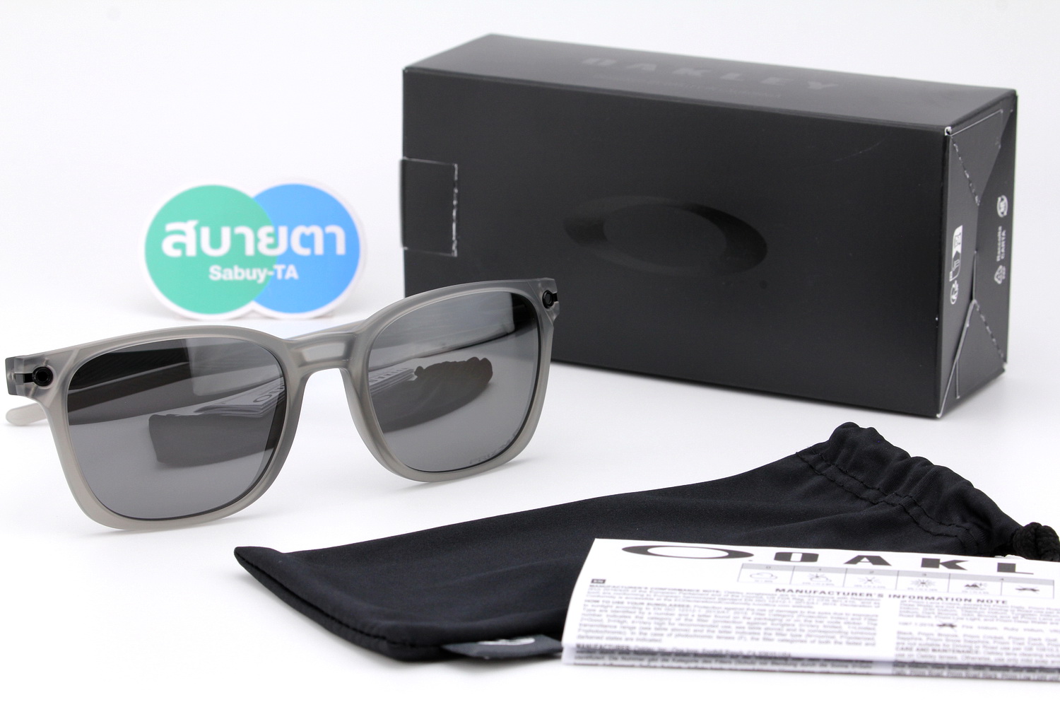 Oakley Ojector Matte Grey Ink/Prizm Black Polarized SKU#OO9018-09