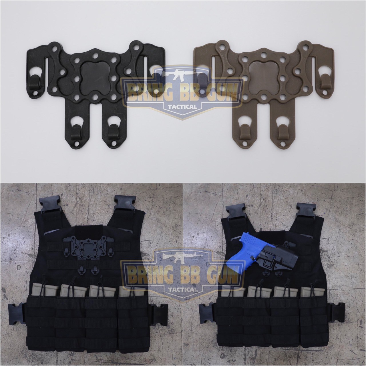Black Hawk Molle Plate (เพลทรังผึ้ง) (เพลทร้อยเสื้อเกราะ) (Molle Plate)