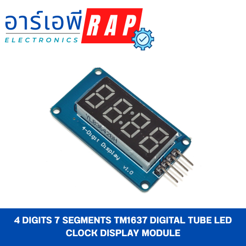 4 Digits 7 Segments TM1637 Digital Tube LED Clock Display Module