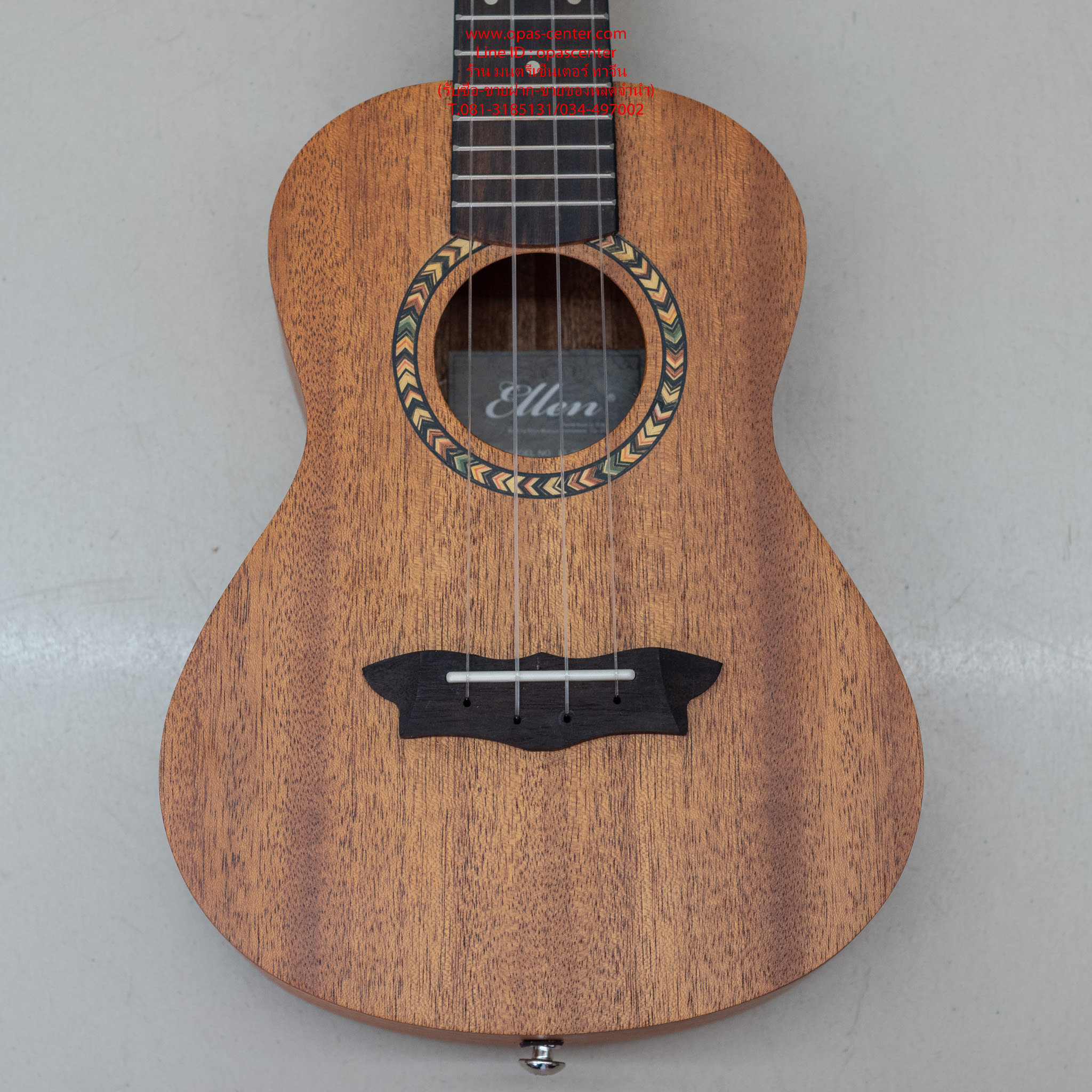 อูคูเลเล่ ELLEN รุ่น EL-23uk ของใหม่ ขนาด Concert ไม้มะฮอกกานีทั้งตัว แถมกระเป๋า