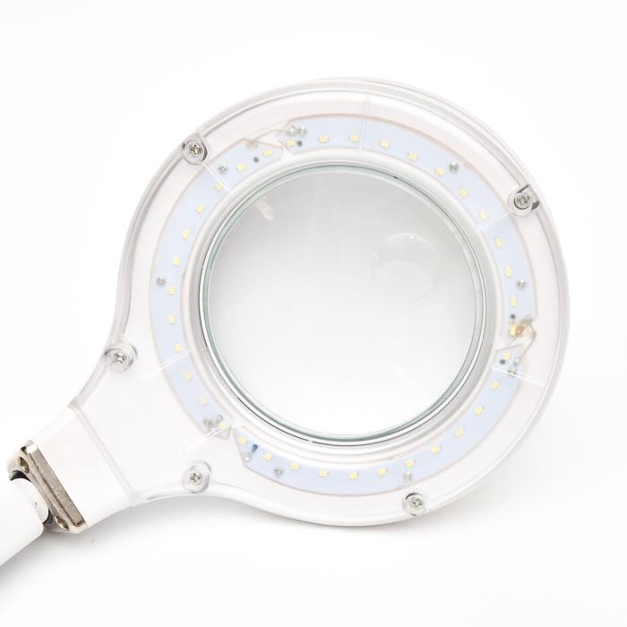 Cadik โคมไฟLED แว่นขยาย 3D+12D (1.75+4เท่า) เลนส์กระจก แบบตั้งโต๊ะ รุ่น SM-40-3