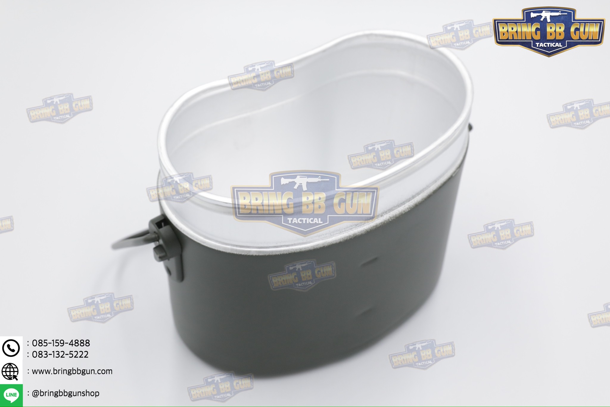 หม้อสนาม (ทรงเยอรมัน) (หม้อสนาม ทบ.) (หม้อสนามอเนกประสงค์) (เดินป่า)(เข้าค่าย)(Camping) (ทหารพราน)(ลาดตระเวน)(เขาชนไก่)