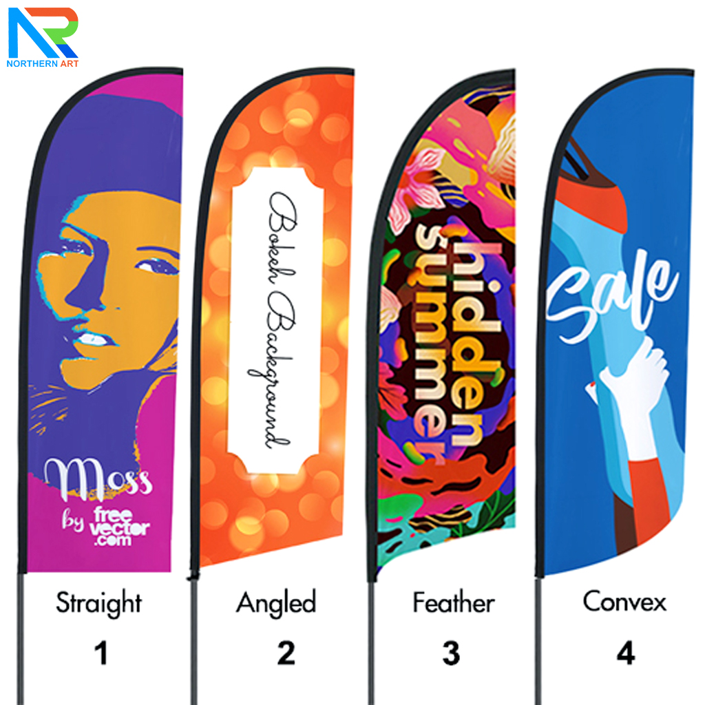 ธงชายหาด รุ่น 2IN 1 ขนาด M แบบใบกล้วย สูง 300 cm.(เมื่อประกอบเสาและผ้าแล้ว) ถอดประกอบได้ พร้อมกระเป๋า 1 ใบ