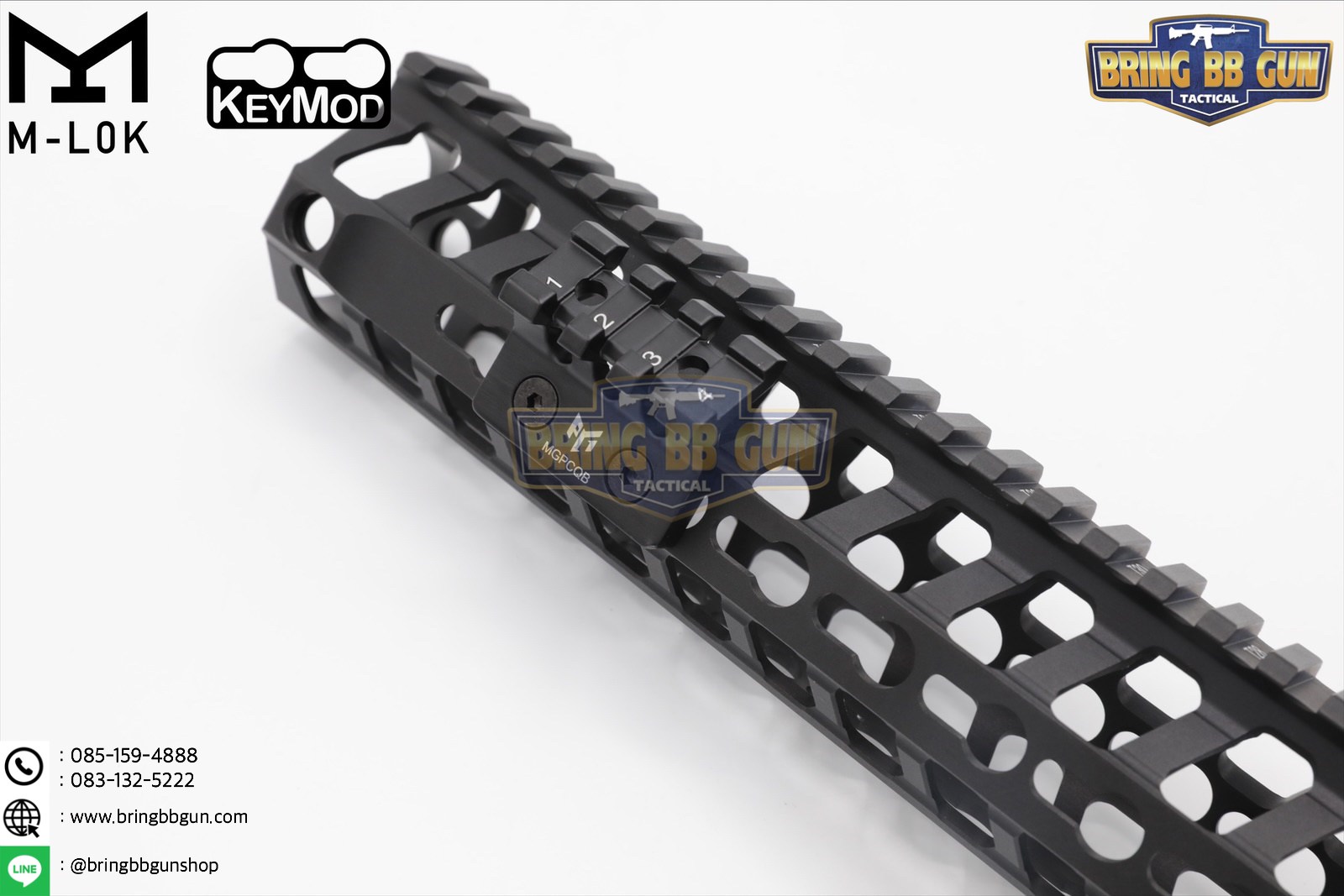 รางเฉียง ระบบ M-Lock/Keymod ยี่ห้อ MGPCQB