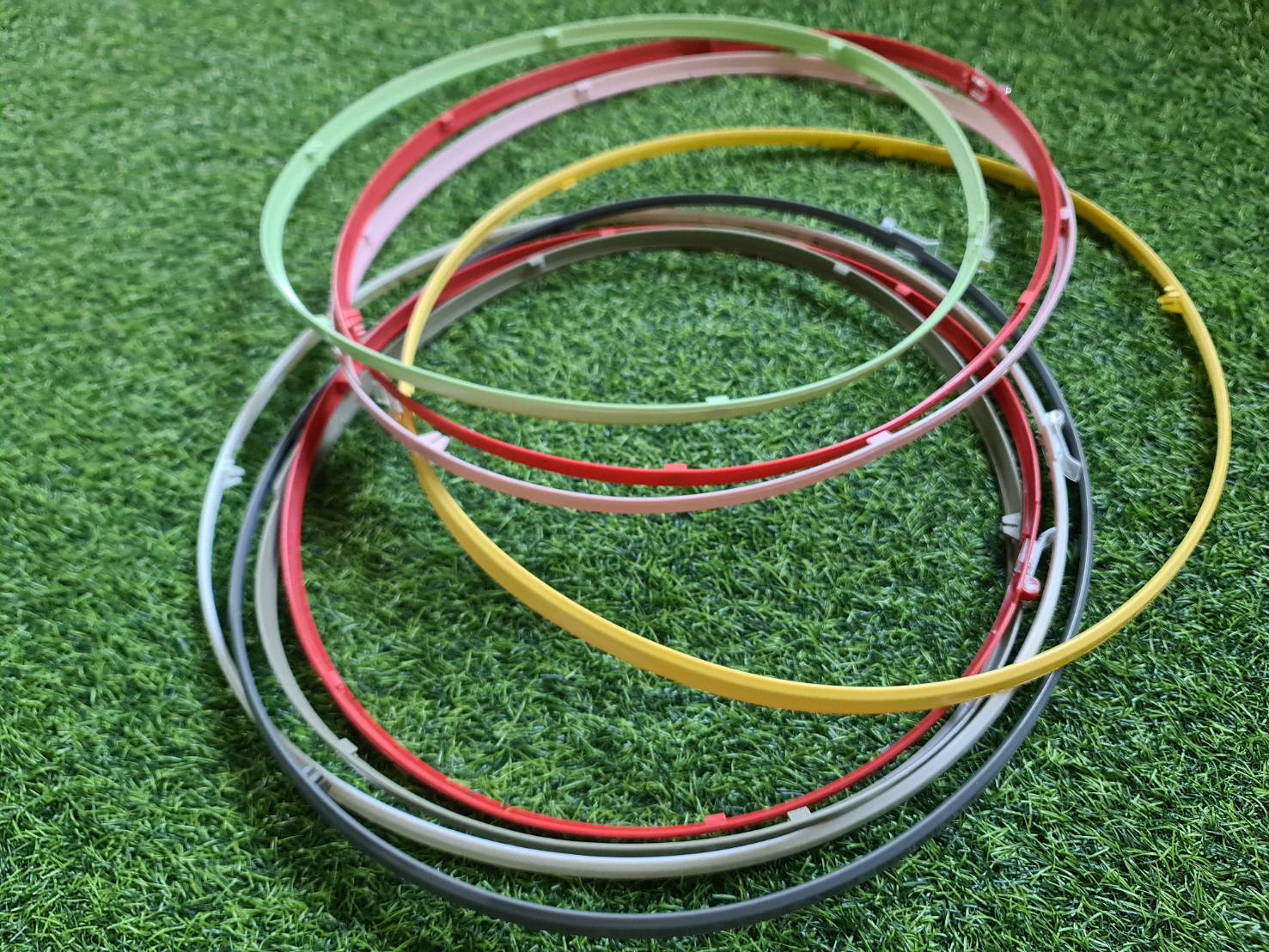 0000837 ขอบรัด ขอบรัดพัดลม ขอบรัดตะแกรงพัดลม Hatari ฮาตาริ ขนาดใบพัด 16 นิ้ว (ขนาดของขอบรัด 18 นิ้ว)