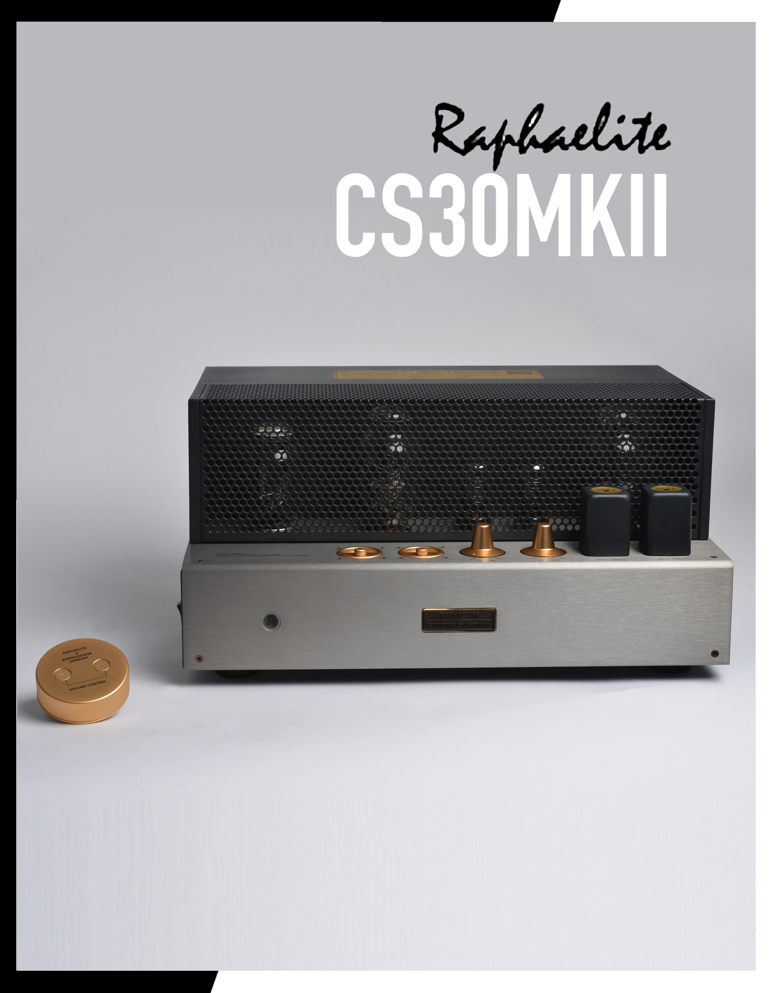 แอมป์หลอด | Raphaelite - CS30MKII | 300B Vacuum Tube Single-Ended Class A | 8 Watts (RMS)