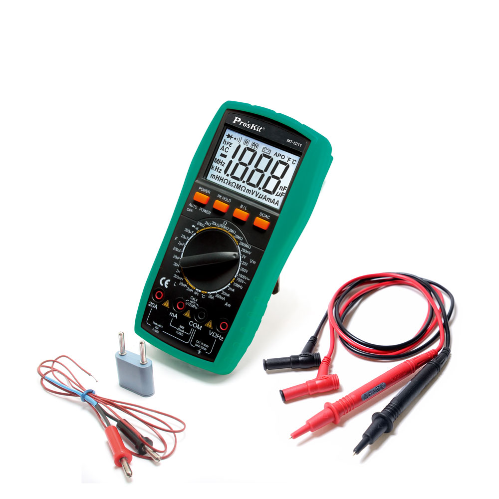 MT-5211 ดิจิตอลมัลติมิเตอร์ LCR MT-5211 PRO'S KIT