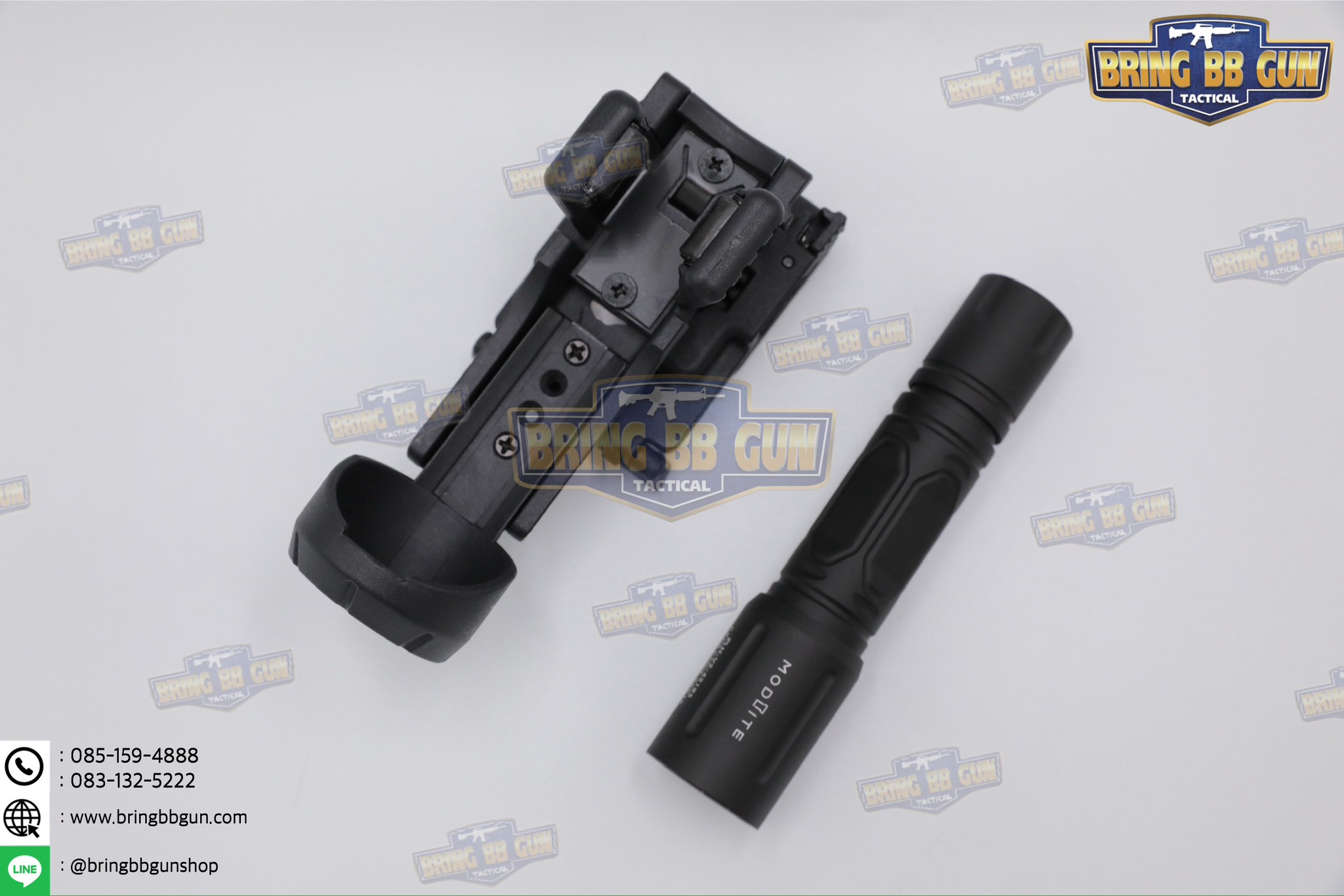 ซองไฟฉายแบบปลดไว รุ่น TR (Tactical Quick Draw Flashlight Holster) (Tactical Flashlight Holder)