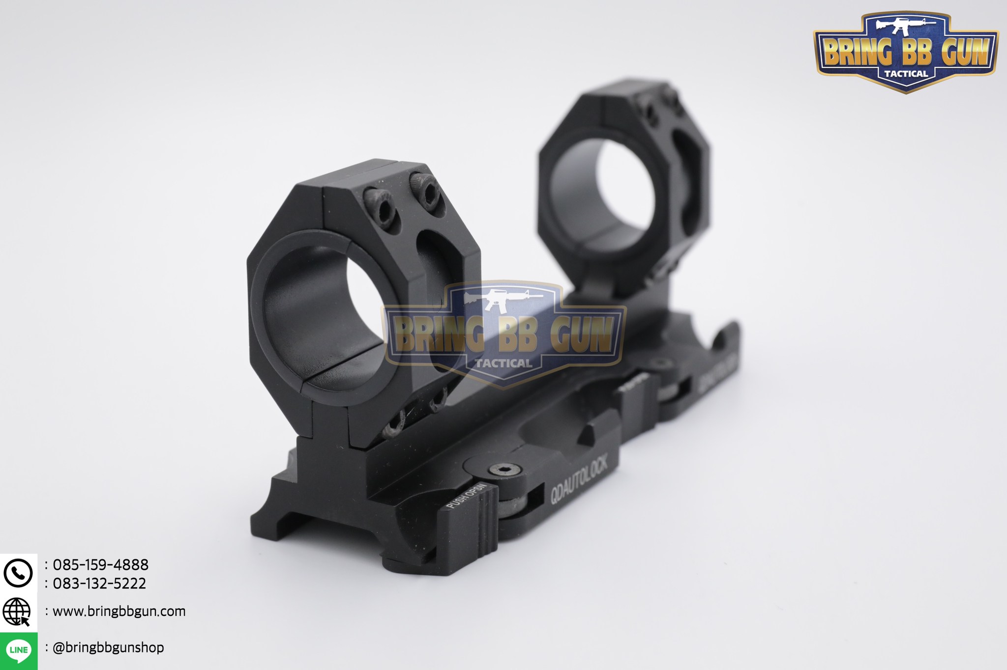 ขาจับกล้องคู่แบบปลดไว (ไซค์เล็ก) Scope AR Recon QD Mount ขาจับกล้องขนาดวง 25 และ 30mm. รุ่นปลดไว จับราง 20 mm.