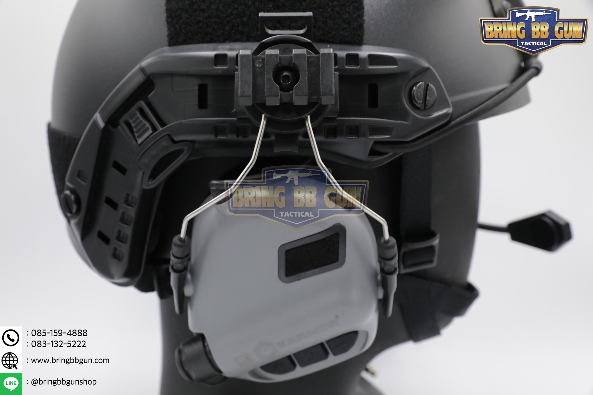 Helmet Rail Suspension Bracket (อแดปเตอร์ขาจับหูฟังใส่รางข้างหมวกฟาส)