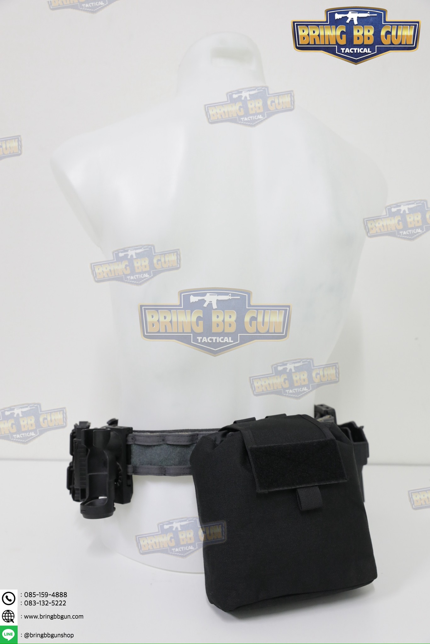 ถุงทิ้งแม็กกาซีนแบบพับได้ B01 (ถุงเก็บอุปกรณ์) (Tactical Storage Bag) (Folding Magazine Recycling Bags) (Drop Pouch) (Dump Pouch)