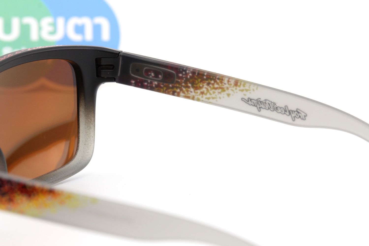 Oakley Holbrook TLD (Troy Lee Designs) Black Fade/Prizm 24K Polarized OO9102-AH