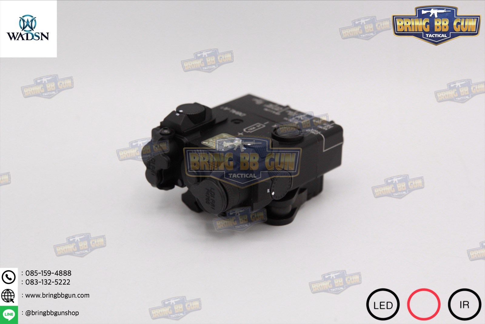 กล่องAN/PEQ-15A รุ่น DBAL-A2 ยี่ห้อ WADSN รุ่น อลูมิเนียม (Dual Beam Aiming Laser - Advanced2)