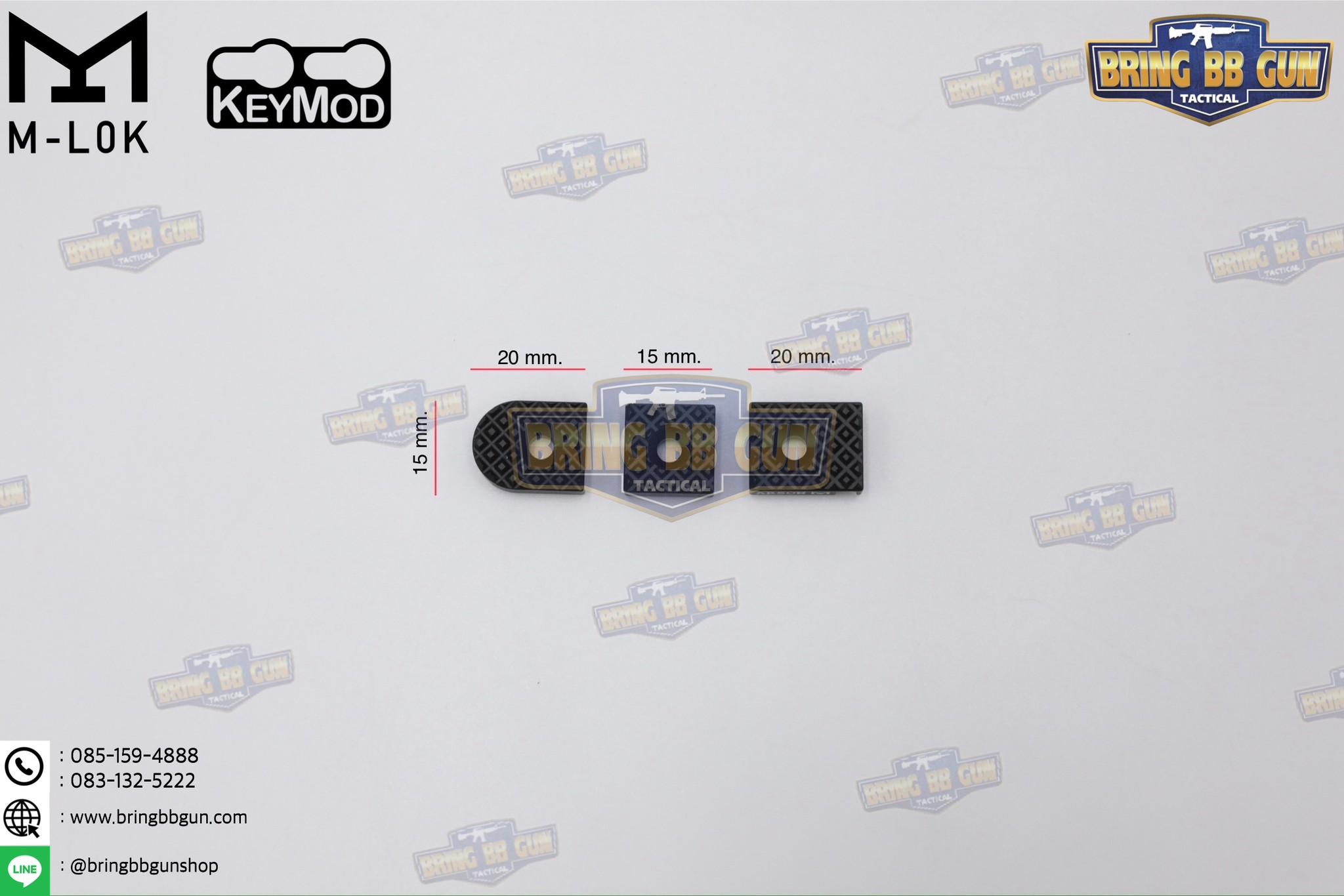 ที่จัดเก็บสายไฟหางหนู M-Lok&Keymod WG System (ใช้ได้กับชุดหน้าระบบราง M-Lok และ ระบบราง Keymod เท่านั้น)