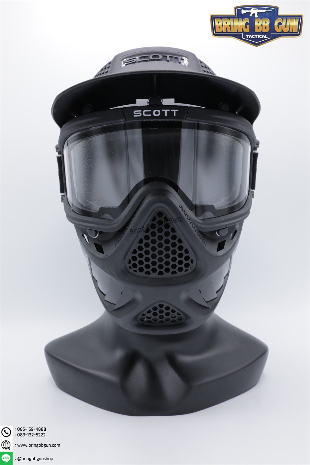 หน้ากาก Scott Mask เจน2 (รุ่นเลนส์สองชั้น)