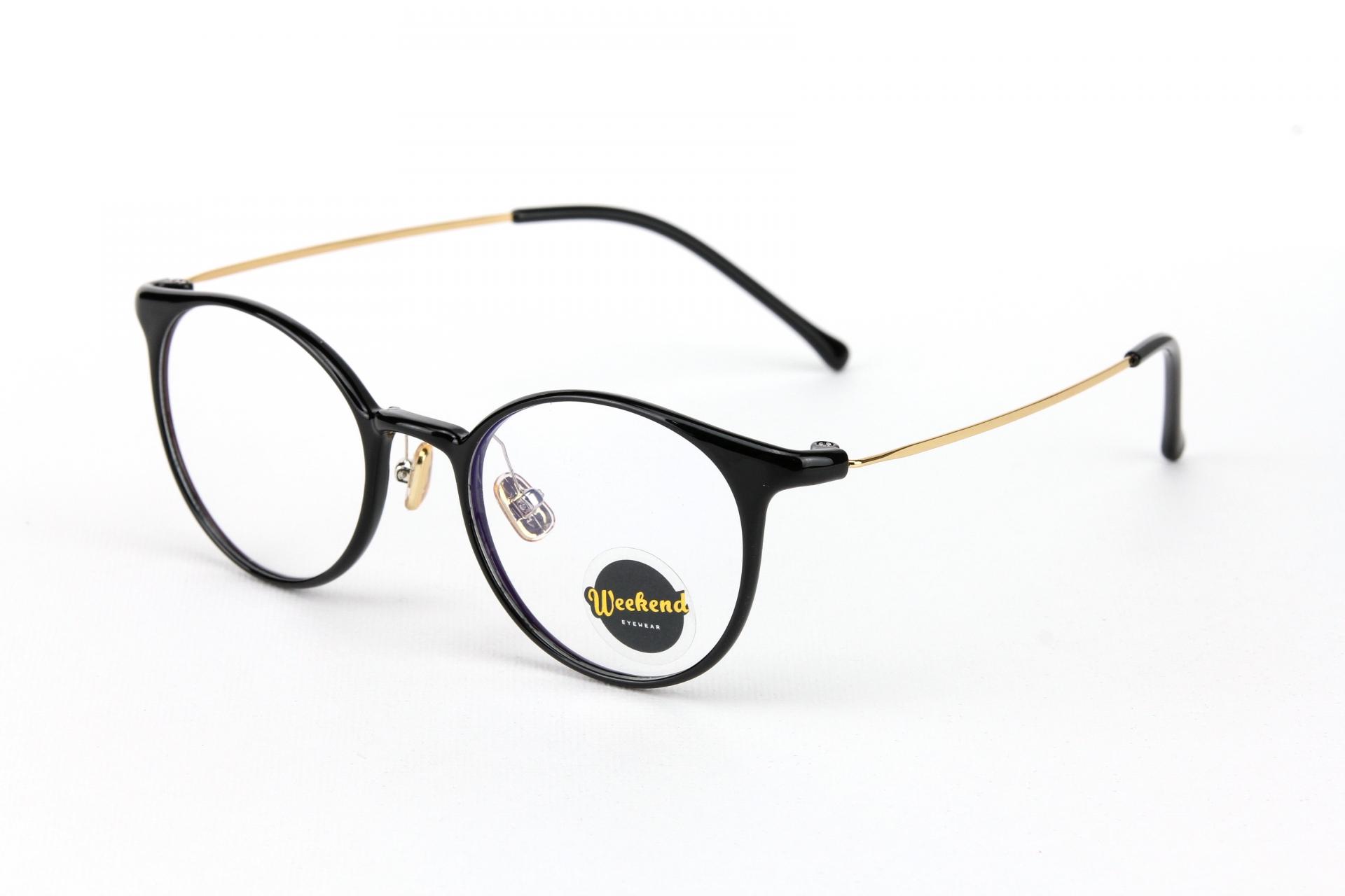 กรอบแว่นสายตา Weekend 80033 A1 Shiny Black