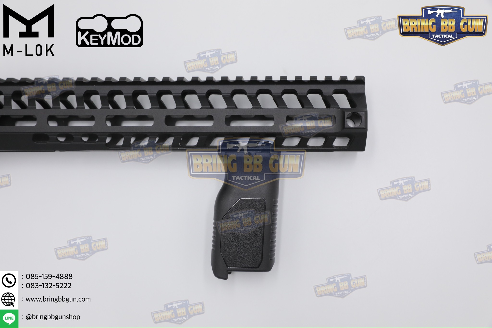 กริ๊ปมือหน้า STRIKE AVG (รุ่นยาว) (ใช้ได้กับชุดหน้าระบบราง M-Lok และ ระบบราง Keymod เท่านั้น)