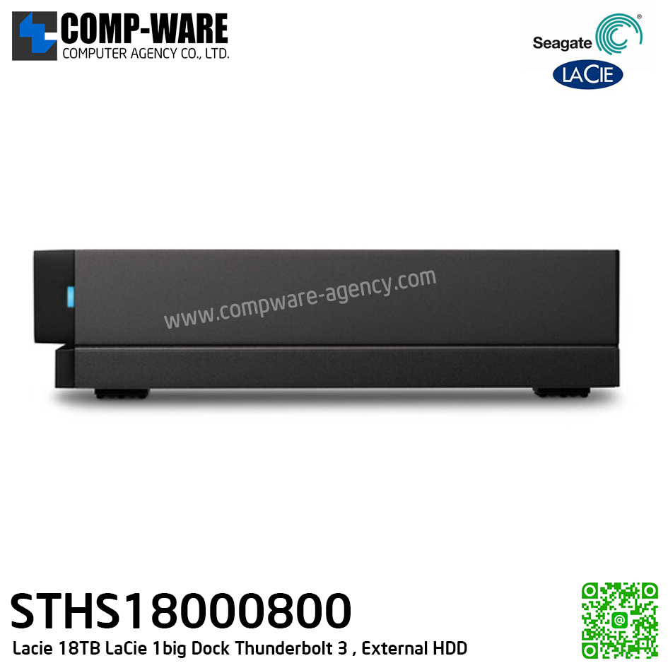 Seagate LaCie 18TB LaCie 1big Dock Thunderbolt3 [STHS18000800] 5Years Warranty