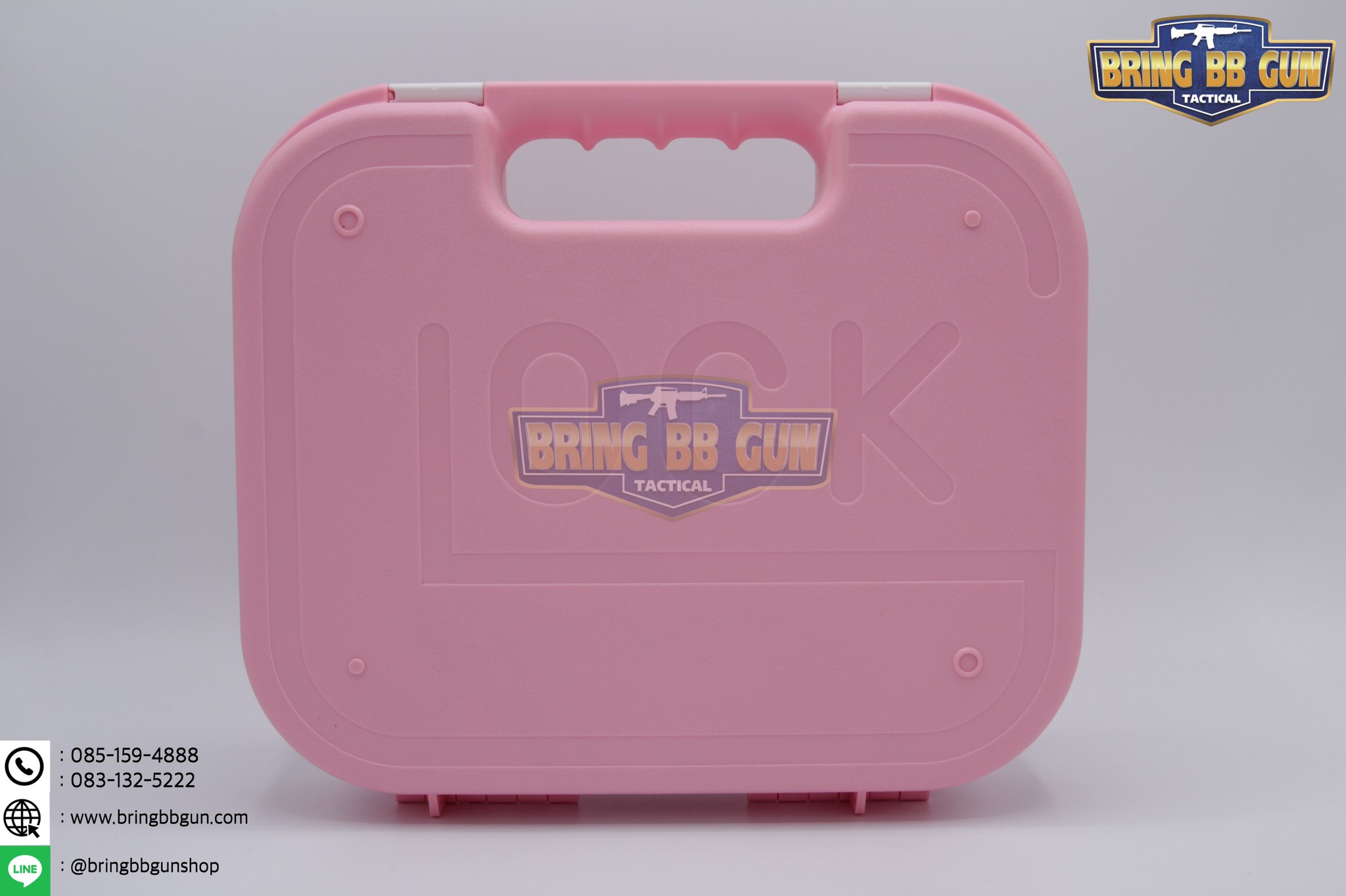 กล่องปืนสั้น Glock (กล่องปืนสั้น B11) (เคสกันกระแทรก) (Lockable Pistol Case)