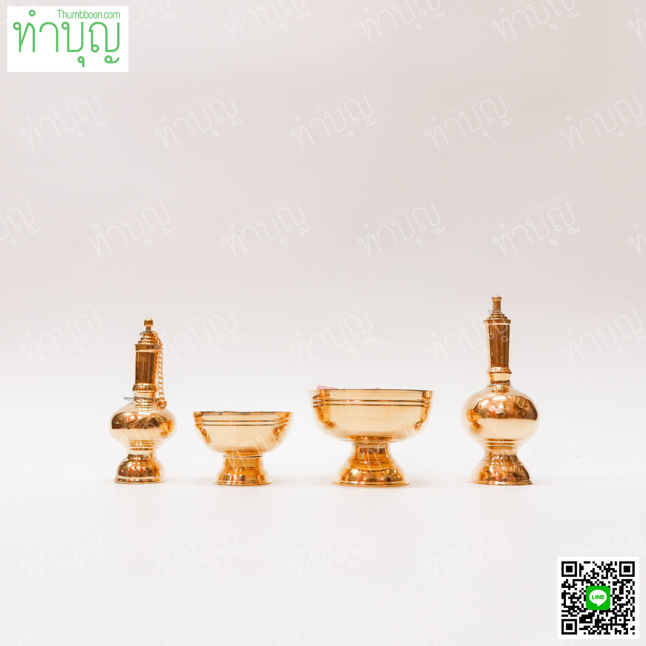 ที่กรวดน้ำทองเหลือง ทองเหลืองเนื้อหนา หลายขนาด