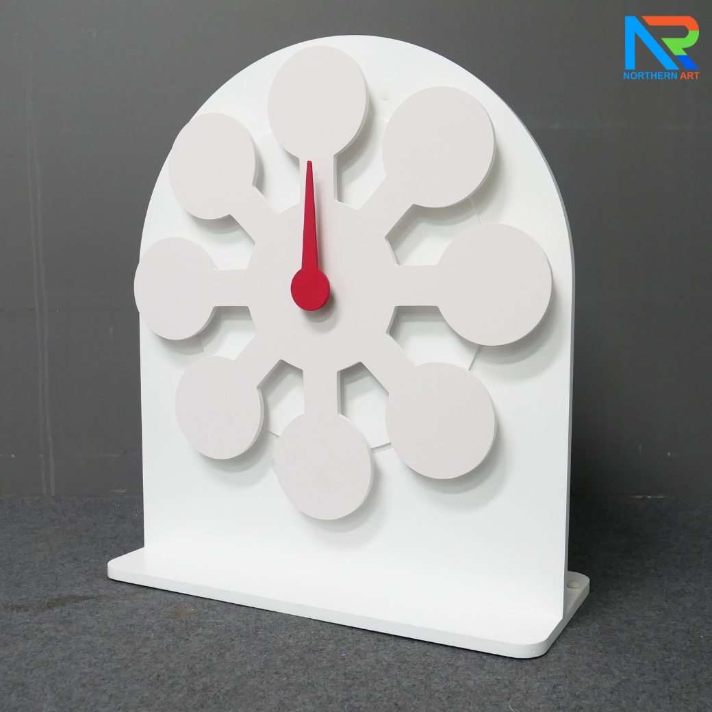 เกมส์วงล้อตั้งโต๊ะ 8 แฉก หมุนได้ ขนาด (W)58 x (D)20 x (H)65 ซม. วัสดุ ไม้MDFปิดผิวเมลามีน+พลาสวูด