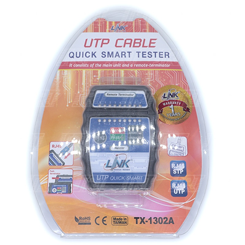 เครื่องมือตรวจสอบสาย | 06-02-0344 | LINK TX-1302A CABLE TESTER