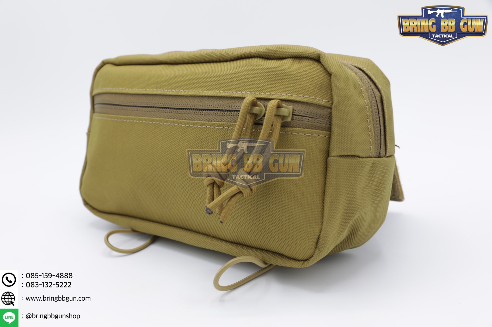 กระเป๋าจิงโจ้ติดเสื้อเวส ทรงสีเหลี่ยม (Drop Pouch) (Lower Accessories Pouch)