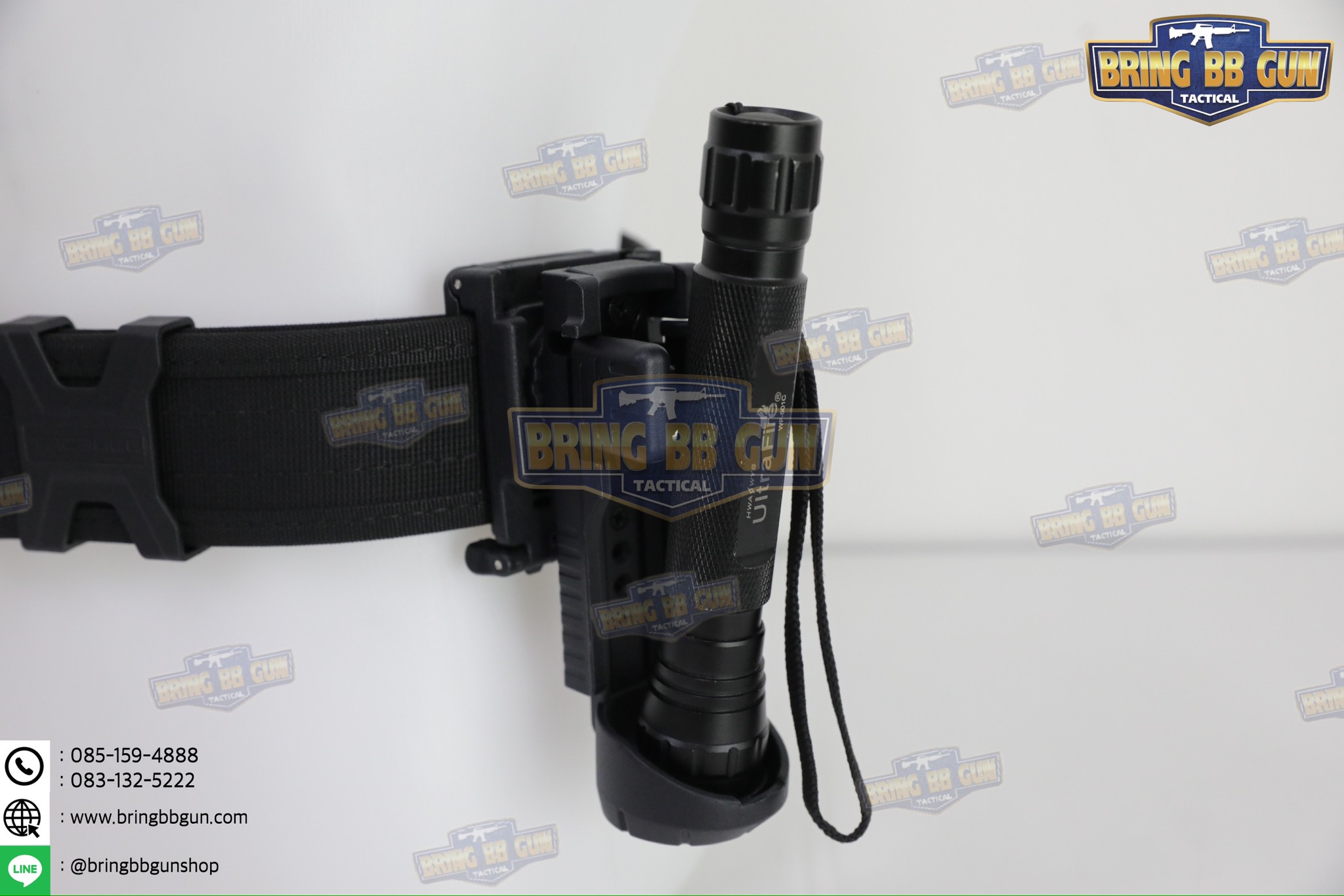 ซองไฟฉายแบบปลดไว รุ่น TR (Tactical Quick Draw Flashlight Holster) (Tactical Flashlight Holder)