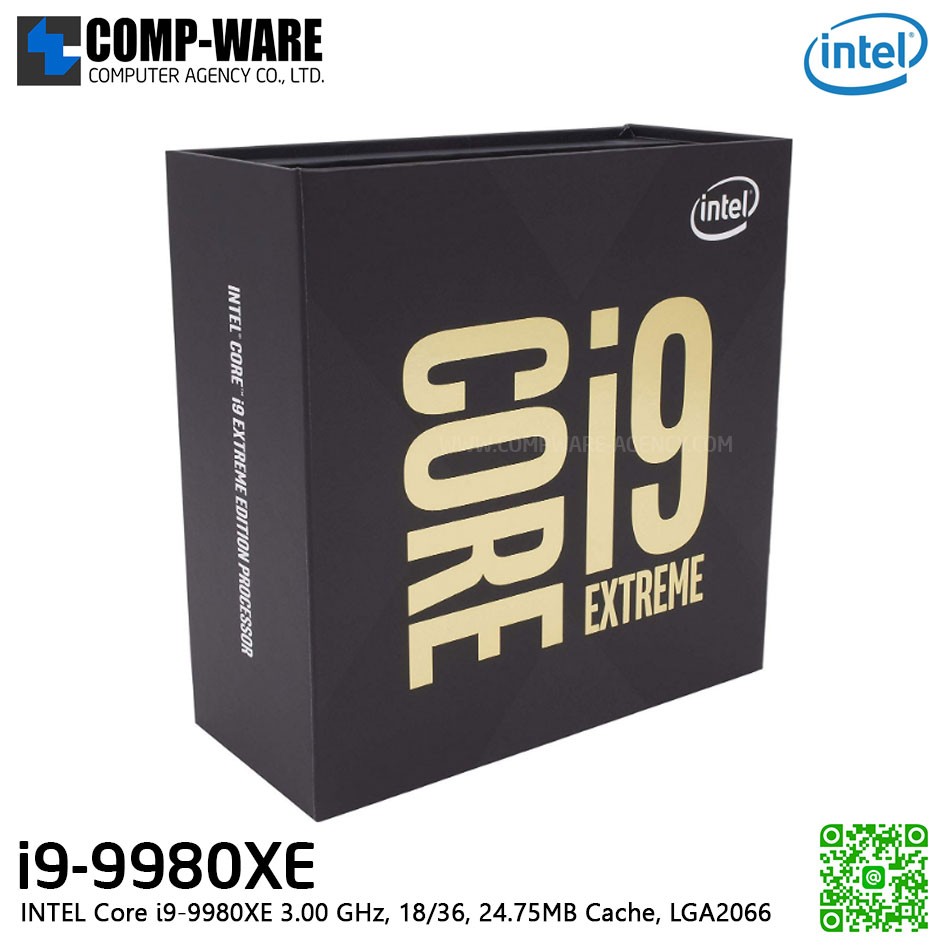 CPU Intel Core i9-9980XE (3.00 GHz, 18/36, 24.75MB Cache) LGA2066 - BX80673I99980X (No Heatsink)