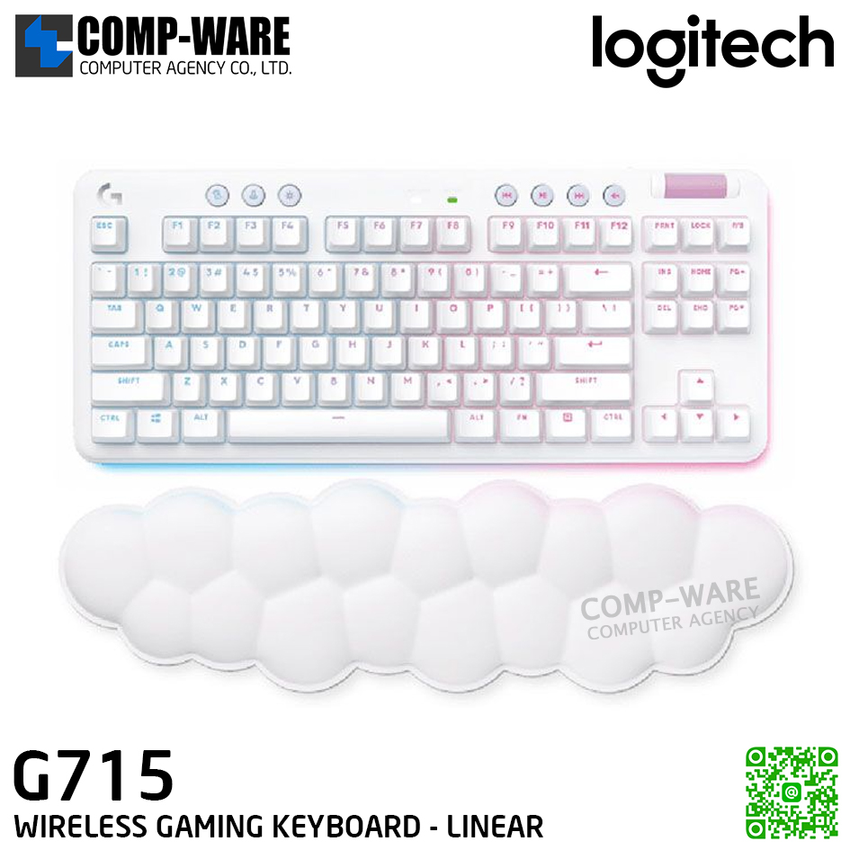 Logitech G715 WIRELESS GAMING KEYBOARD (LINEAR) - 2Y Warranty - 920-010693