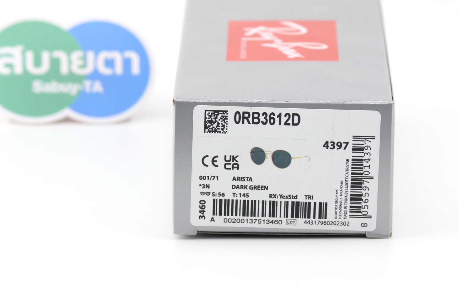 RayBan RB3612D 001/71