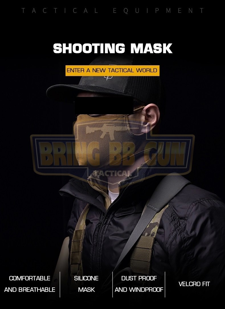 Shooting Mask (แมส+ตระแกรงกันปาก)