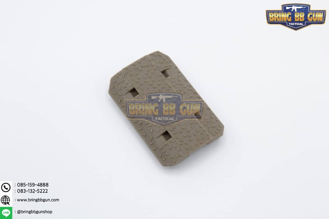 Rail Cover M-Lok Type 2 (ใน1ชุดมี12ชิ้น)(ใช้ได้กับชุดหน้าระบบราง M-Lok เท่านั้น)