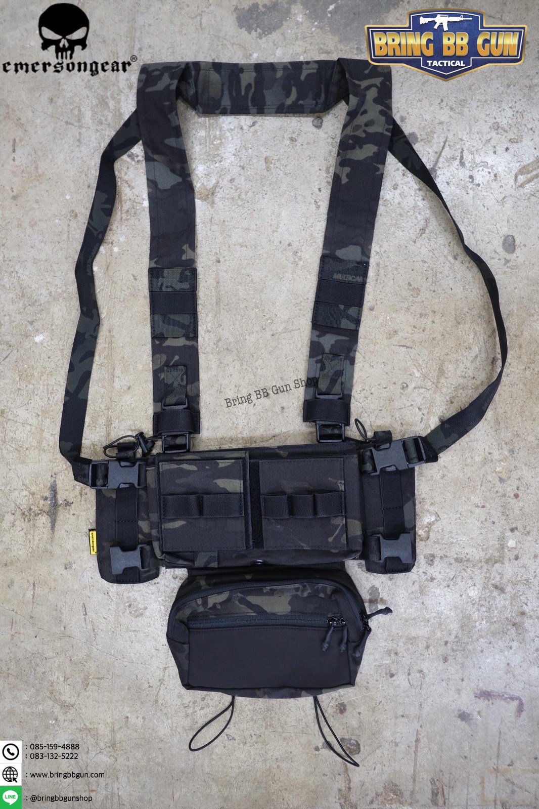 Micro Fight Chissis MK3 Chest Rig ยี่ห้อ Emerson