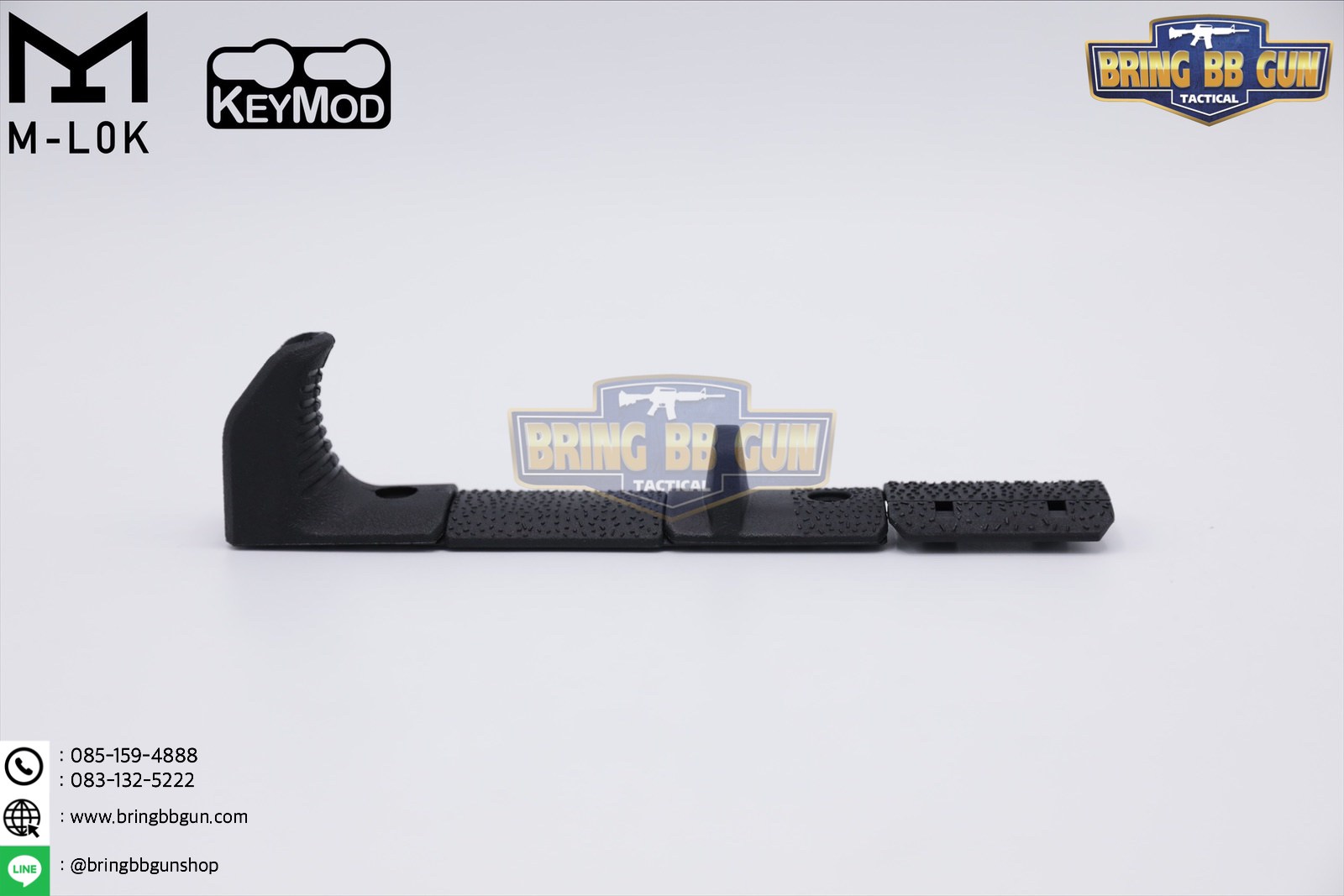 กริ๊ปมือ M-lok/Keymod Hand Stop Kit (M-Lok/Keymod Hand Stop Kit) (ใช้ได้กับชุดหน้าทั้งระบบราง M-Lok และ ระบบ ราง Keymod)