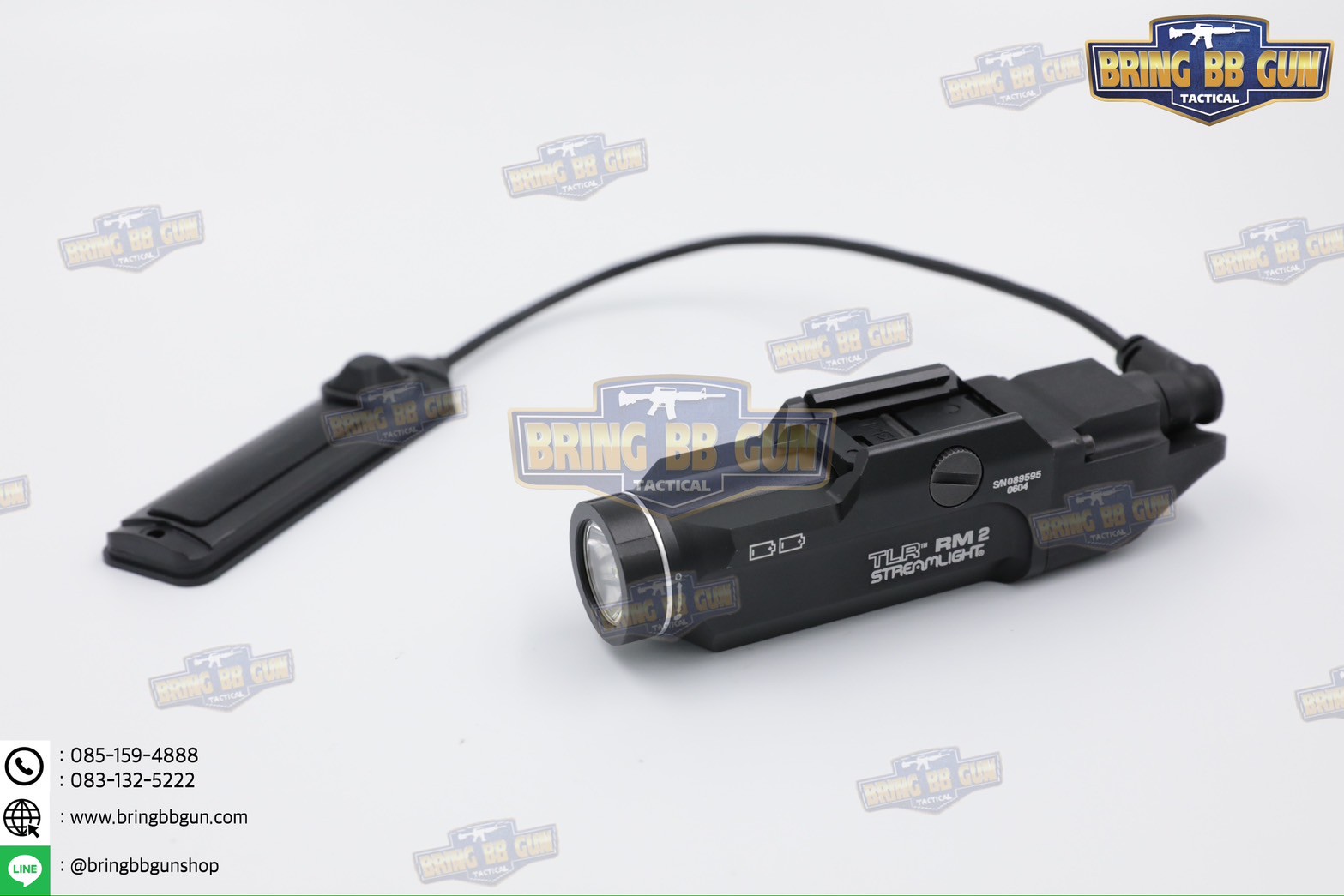 ไฟฉายติดปืนสั้น ทรง Streamlight รุ่น TLR RM 2 (RAIL MOUNTED LIGHTING SYSTEM)