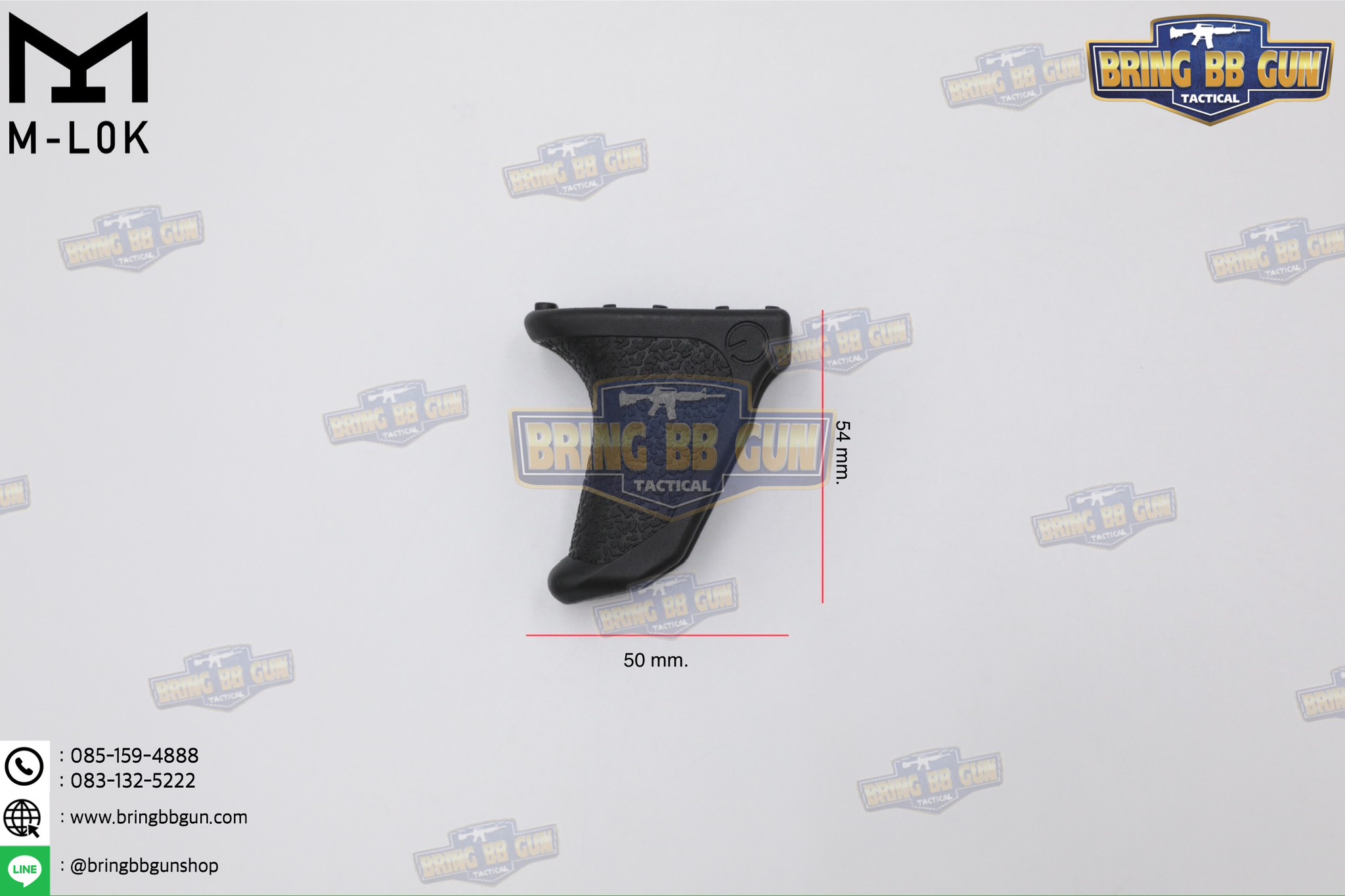 กริ๊ปมือหน้าทรง Emissary Development Handbrake รุ่น M-Lok (Angled Foregrip) (ใช้ได้กับชุดหน้าระบบราง M-Lok เท่านั้น)