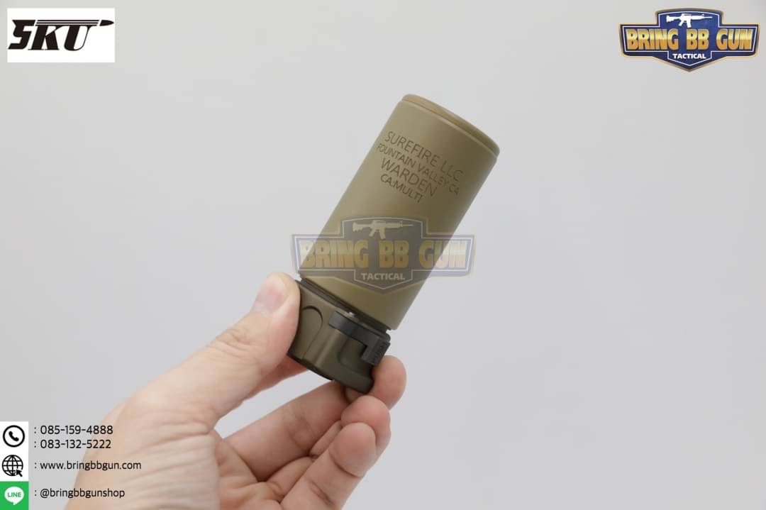 Tracer ทรง Surefire Warden 3.5” ยี่ห้อ 5KU (5KU SureFire Warden Blast Diffuser with Spitfire Tracer)
