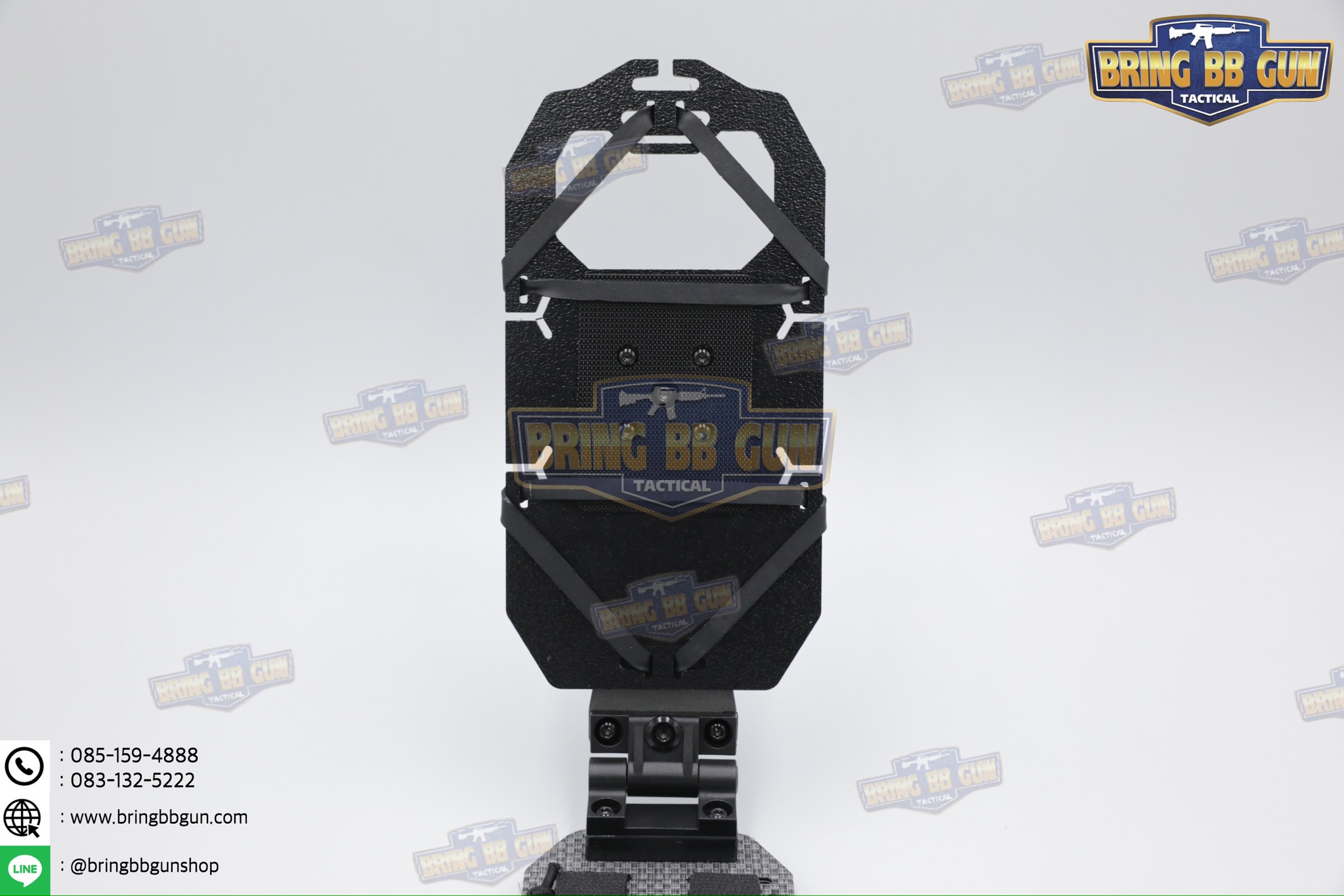 Tactical Rotating Phone Holder เคสโทรศัพท์ติดเสื้อเวส แบบปรับองศาได้ (Folded Navigation Board) (Tactical MOLLE Phone Holder) (Navboard Fliplite Chest Smartphone Mount)