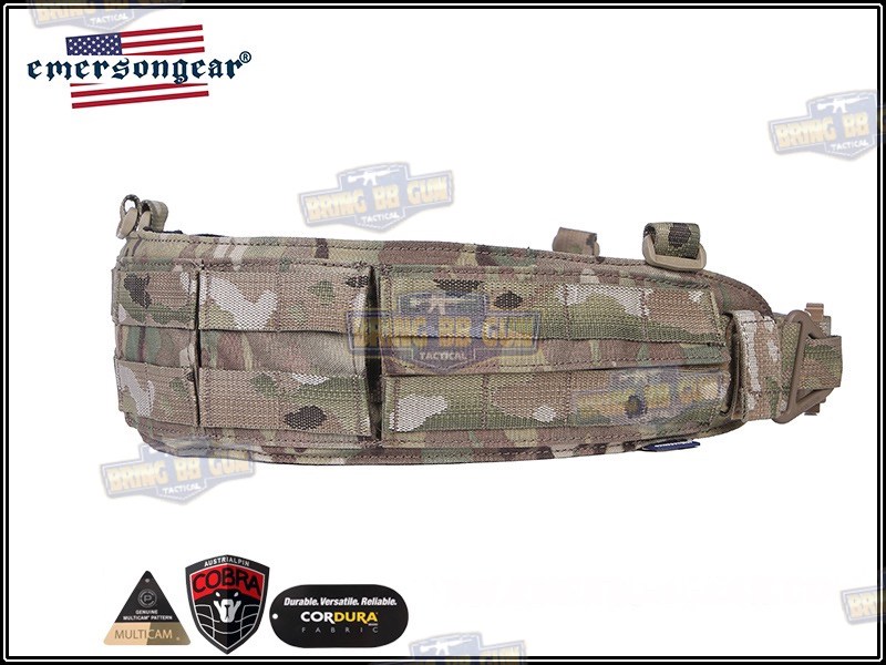 เข็มขัดยุทธวิธี รุ่น Cobra แบบมีนวม ยี่ห้อ Emerson (EmersonGear COBRA Battle Belt) (Battle Belt) (War Belt)