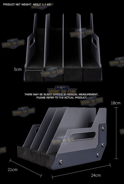 ชั้นวางปืนสั้น (ช่วยจัดเก็บปืนสั้นให้เป็นระเบียบ) (Pistol Stroage Rack)