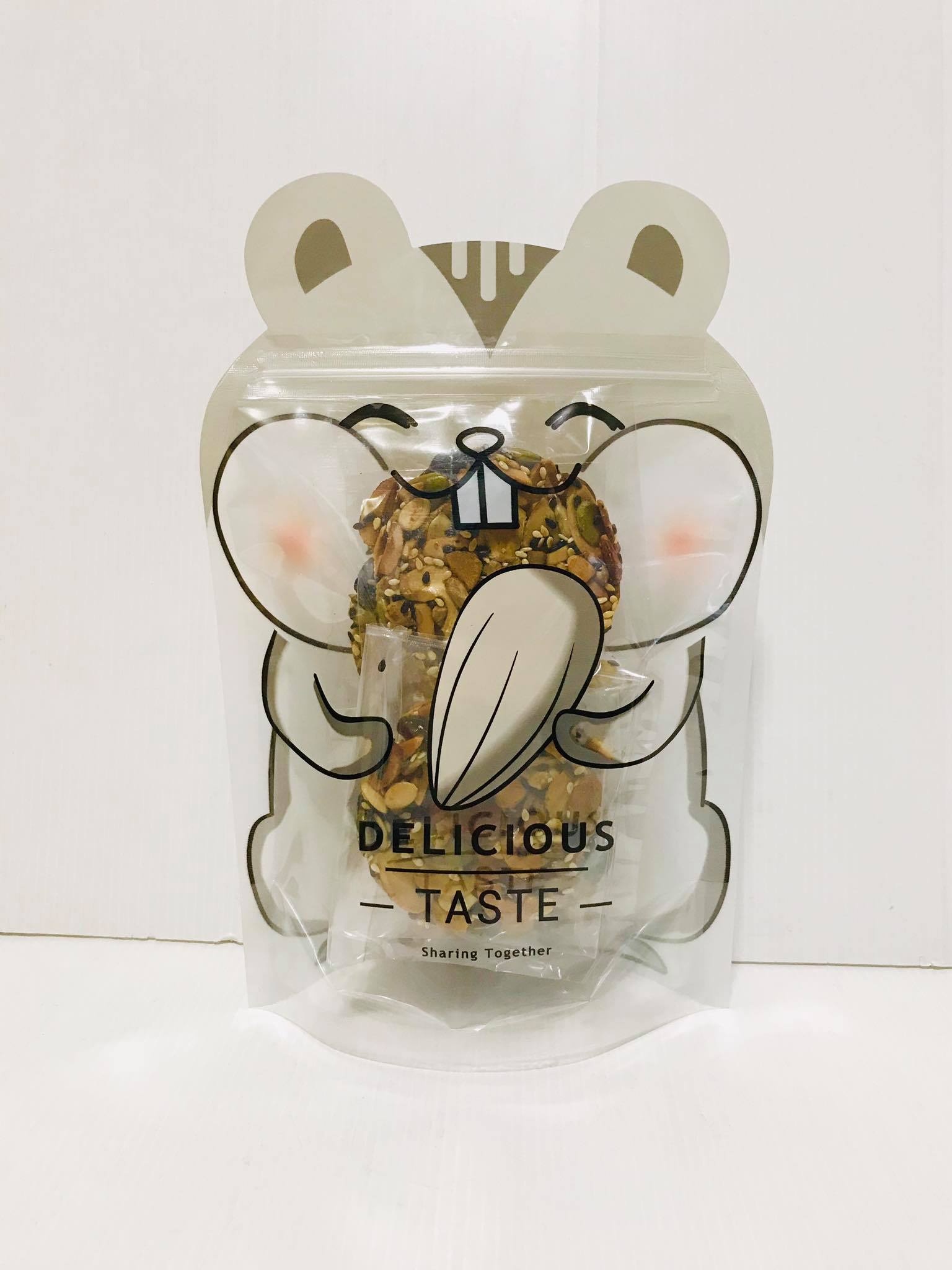 ถุงซิปก้นตั้งลายสัตว์น้อยน่ารัก