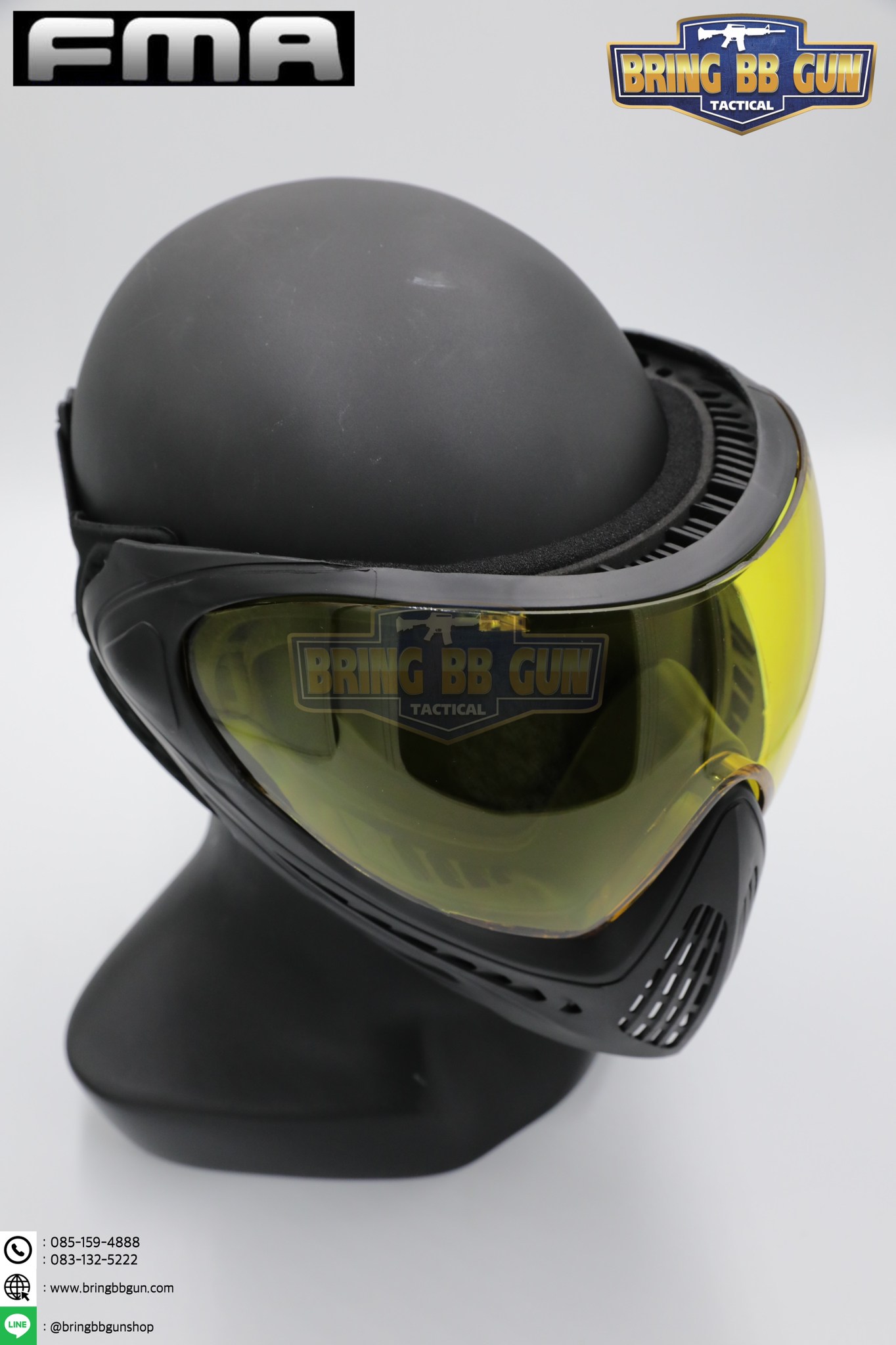 หน้ากาก F1 ยี่ห้อ FMA รุ่น เลนส์ 1 ชั้น