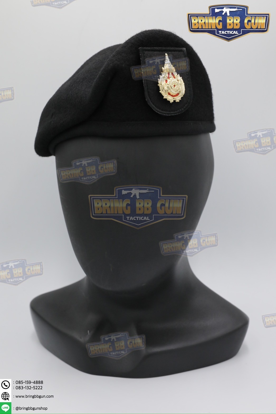 หน้าหมวกเบเร่ต์ ตีนตุ๊กแก